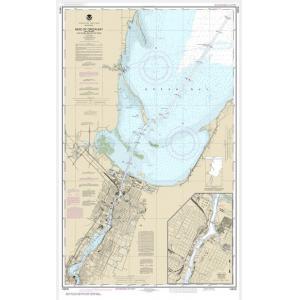 NOAA Chart - Head of Green Bay, including Fox River below De Pere; Green Bay - 14918