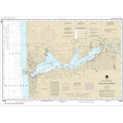 NOAA Chart - Holland Harbor - 14932