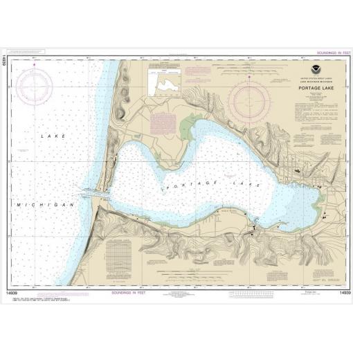 NOAA Chart - Portage Lake - 14939