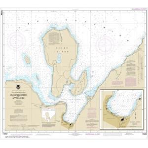 NOAA Chart - Munising Harbor and Approaches; Munising Harbor - 14969