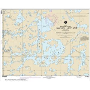 NOAA Chart - Northern Light Lake - 14983