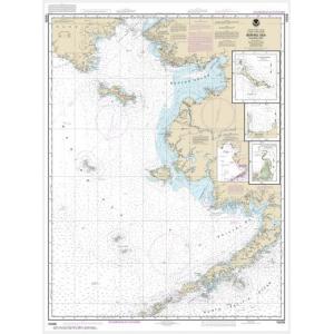 NOAA Chart - Bering Sea-eastern part; St. Matthew Island, Bering Sea; Cape Etolin, Achorage, Nunivak Island - 16006