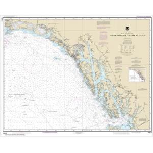 NOAA Chart - Dixon Entrance to Cape St. Elias - 16016