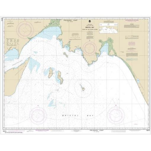 NOAA Chart - Bristol Bay-Togiak Bay and Walrus Islands - 16315