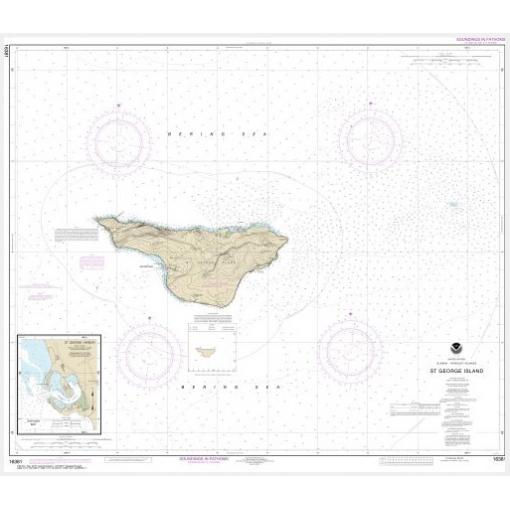 NOAA Chart - St. George Island, Pribilof Islands - 16381