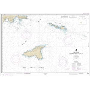 NOAA Chart - Shemya Island to Attu Island - 16423