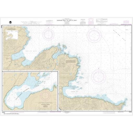 NOAA Chart - Sarana Bay to Holtz Bay; Chichagof Harbor - 16433