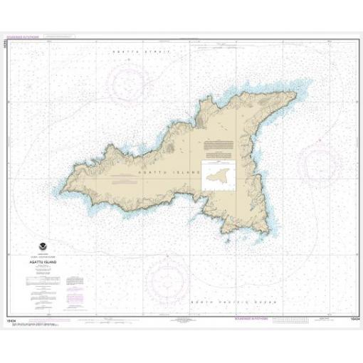 NOAA Chart - Agattu Island - 16434