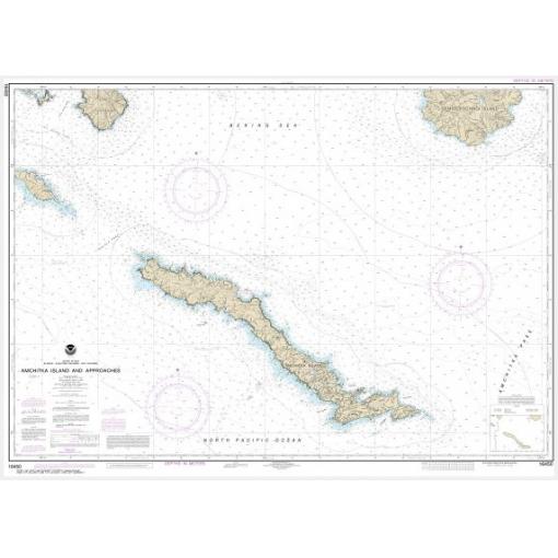 NOAA Chart - Amchitka Island and Approaches - 16450
