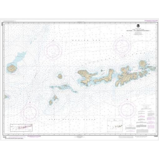 NOAA Chart - Igitkin ls. to Semisopochnoi Island - 16460
