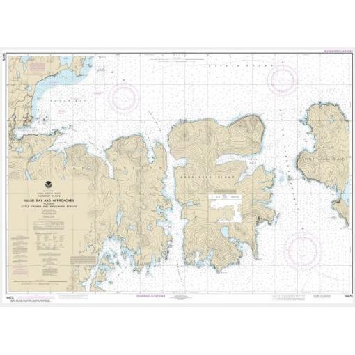 NOAA Chart - Kuluk Bay and approaches, including Little Tanaga and Kagalaska Strs. - 16475