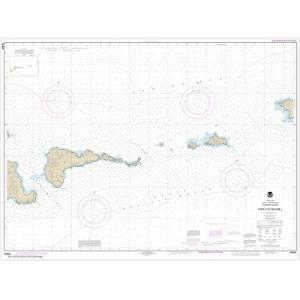 NOAA Chart - Atka Island to Chugul Island Atka Island - 16484