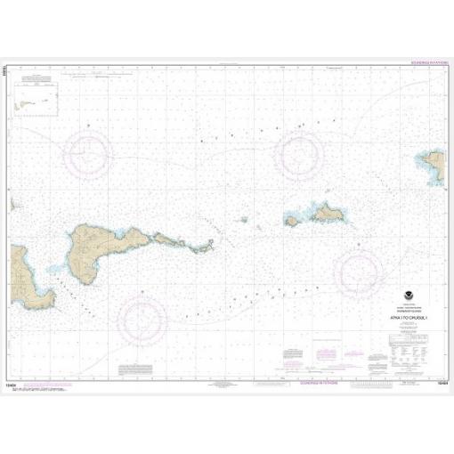 NOAA Chart - Atka Island to Chugul Island Atka Island - 16484
