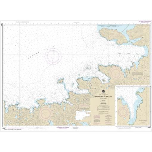NOAA Chart - Korovin Bay to Wall Bay-Atka Island; Martin Harbor - 16487