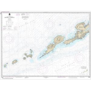 NOAA Chart - Unalaska l. to Amukta l. - 16500