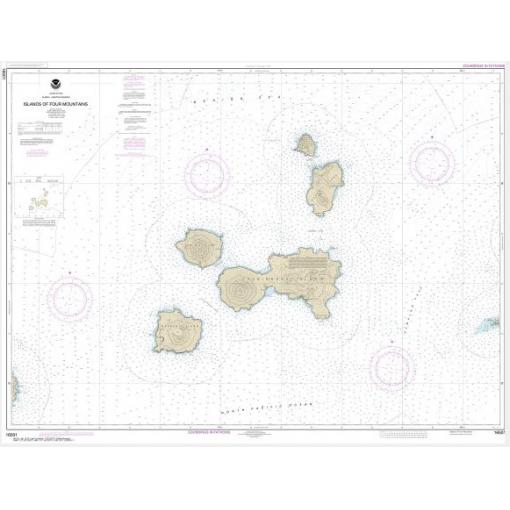NOAA Chart - Islands of Four Mountains - 16501