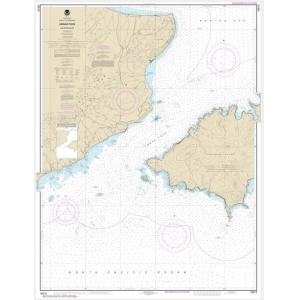 NOAA Chart - Unalaska Island Umnak Pass and approaches - 16513