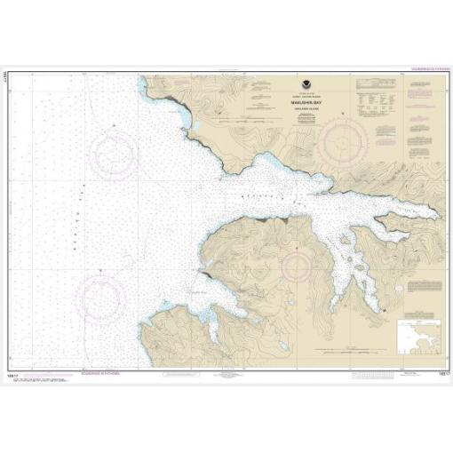 NOAA Chart - Makushin Bay - 16517