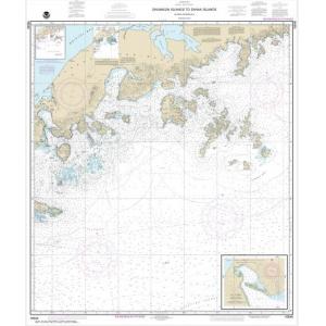 NOAA Chart - Shumagin Islands to Sanak Islands; Mist Harbor - 16540
