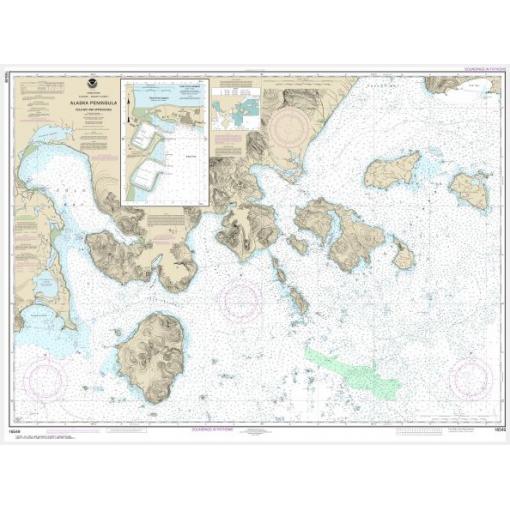 NOAA Chart - Cold Bay and approaches, Alaska Pen.; King Cove Harbor - 16549