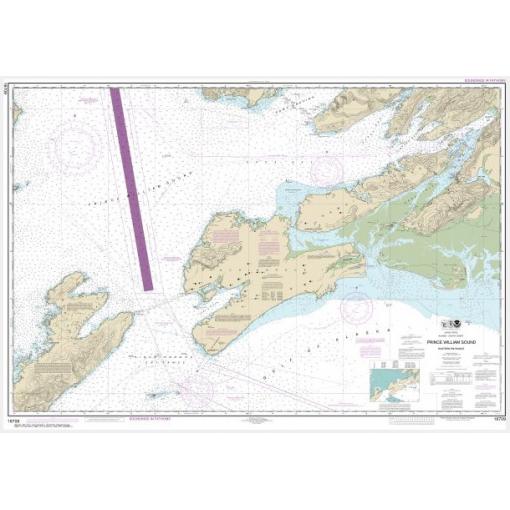 NOAA Chart - Prince William Sound-eastern entrance - 16709