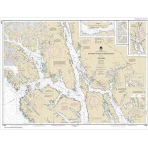 NOAA Chart - Stephens Passage to Cross Sound, including Lynn Canal - 17300
