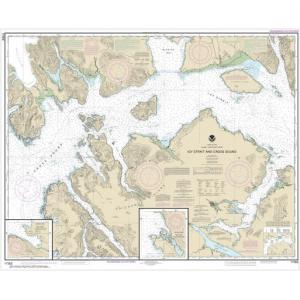 NOAA Chart - Icy Strait and Cross Sound; Inian Cove; Elfin Cove - 17302