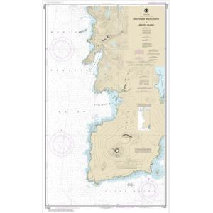 NOAA Chart - South and West Coasts of Kruzof Island - 17325