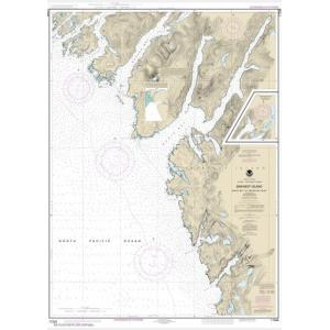 NOAA Chart - Snipe Bay to Crawfish Inlet,Baranof l. - 17328