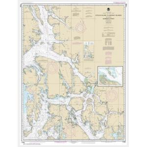 NOAA Chart - Etolin Island to Midway Islands, including Sumner Strait; Holkham Bay; Big Castle Island - 17360