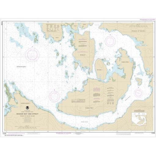 NOAA Chart - Shakan Bay And Strait, Alaska - 17379