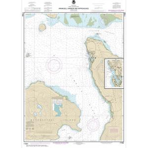 NOAA Chart - Wrangell Harbor and approaches; Wrangell Harbor - 17384