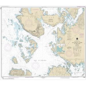 NOAA Chart - San Christoval Channel to Cape Lynch - 17404