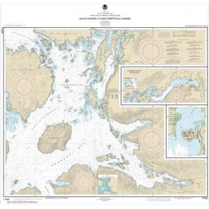 NOAA Chart - Ulloa Channel to San Christoval Channel; North Entrance, Big Salt Lake; Shelter Cove, Craig - 17405