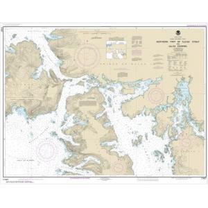 NOAA Chart - Northern part of Tlevak Strait and Uloa Channel - 17407