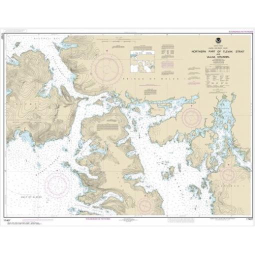 NOAA Chart - Northern part of Tlevak Strait and Uloa Channel - 17407