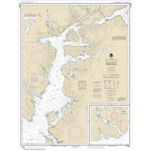 NOAA Chart - Behm Canal-western part; Yes Bay - 17422