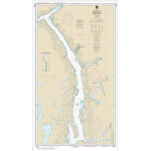 NOAA Chart - Behm Canal-eastern part - 17424
