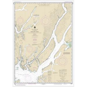 NOAA Chart - Portland Canal - Dixon Entrance to Hattie I. - 17427