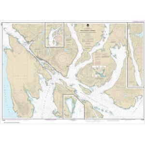 NOAA Chart - Revillagigedo Channel, Nichols Passage, and Tongass Narrows; Seal Cove; Ward Cove - 17428