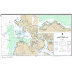 NOAA Chart - Harbors in Clarence Strait Port Chester, Annette Island; Tamgas Harbor, Annette Island; Metlakatla Harbor - 17435