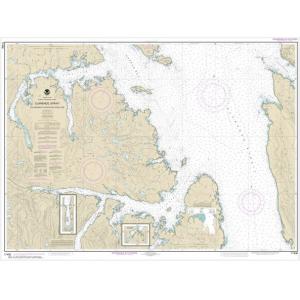 NOAA Chart - Clarence Strait, Cholmondeley Sound and Skowl Arm - 17436