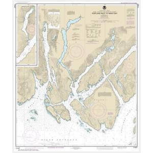 NOAA Chart - Portland Inlet to Nakat Bay - 17437