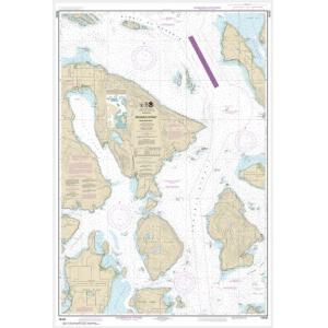 NOAA Chart - Rosario Strait-northern part - 18430