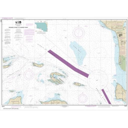 NOAA Chart - Rosario Stait to Cherry Point - 18431