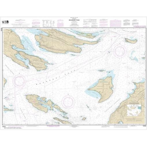 NOAA Chart - Boundary Pass - 18432