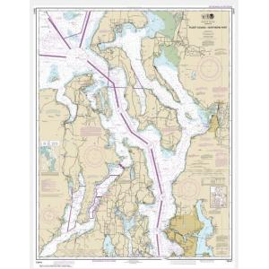 NOAA Chart - Puget Sound-northern part - 18441