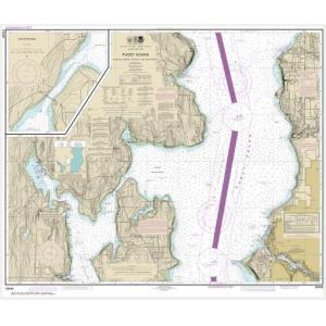 NOAA Chart - Puget Sound-Apple Cove Point to Keyport; Agate Passage - 18446