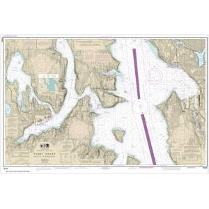 NOAA Chart - Puget Sound-Seattle to Bremerton - 18449