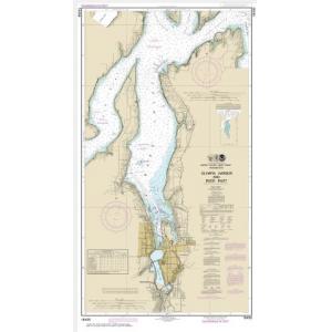 NOAA Chart - Olympia Harbor and Budd Inlet - 18456